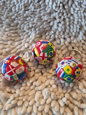 3/$14 - World Cup (FIFA) Soccer Ball Keychain - Get Into The FIFA EXCITEMENT